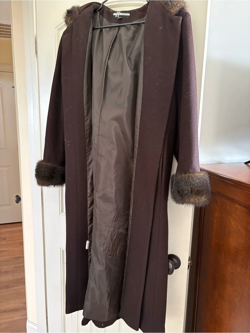 Chocolate-Brown Winter Coat